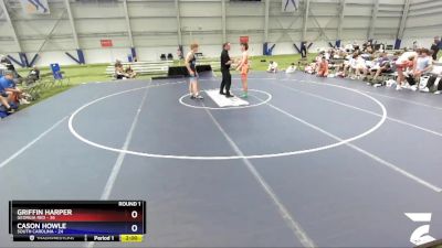 182 lbs Round 1 (8 Team) - Griffin Harper, Georgia RED vs Cason Howle, South Carolina