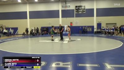 WFS 57 KG Finals (2 Team) - Abigail Nette, Army WFS vs Claire Betz, Air Force WFS