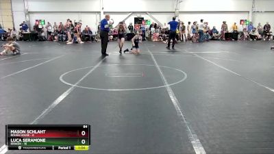 84 lbs Round 4 (8 Team) - Luca Seramone, Kraken vs Mason Schlaht, Rough House