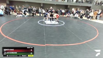 132 lbs Champ. Round 2 - Benito Diaz, MN vs Caleb Burbank, WA