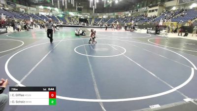 73 lbs 5th Place - Czarlie Diffee, Mountain Wrestling vs Dublin Scholz, Bennett Wrestling Club