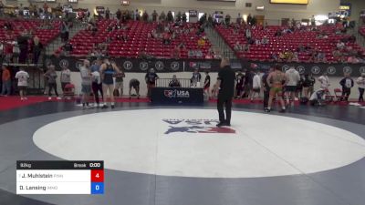 92 kg Rnd Of 32 - Joseph Muhlstein, Pinnacle Wrestling Club vs Drew Lansing, Immortal Athletics WC