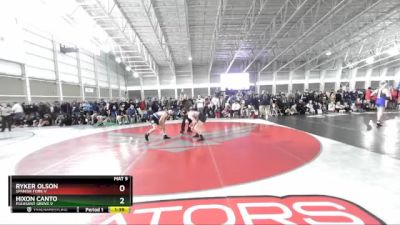 157 V Champ. Round 1 - Hixon Canto, Pleasant Grove V vs Ryker Olson, Spanish Fork V