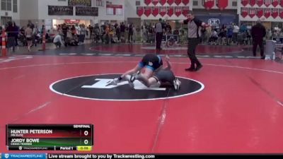 110 lbs Semifinal - Jordy Bowe, Crass Trained vs Hunter Peterson, MN Elite