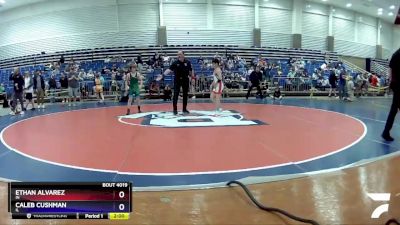 92 lbs Round 1 - Ethan Alvarez, IN vs Caleb Cushman, IL