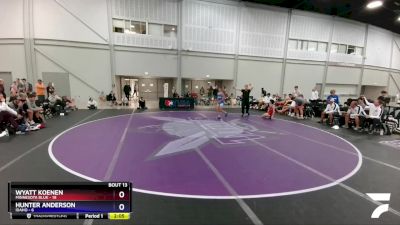 100 lbs Placement Matches (8 Team) - Wyatt Koenen, Minnesota Blue vs Hunter Anderson, Idaho