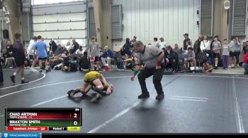 84 lbs Round 2 (8 Team) - Braxton Smith, Diamond Fish vs Chad Artman, Terps Xtreme