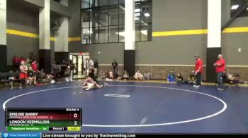 65 lbs Round 4 (12 Team) - London Vermillion, Missouri Black vs Emiline Barry, Nebraska Wrestling Academy