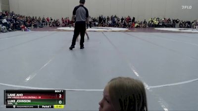 102 lbs Round 1 (4 Team) - Luke Johnson, ANML vs Lane Aho, UNC (United North Central)