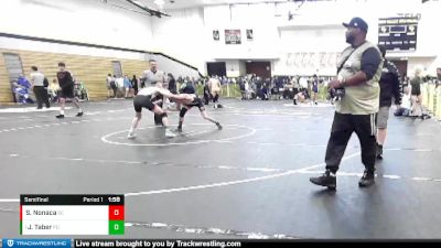 120 lbs Semifinal - Jaxson Taber, Palm Desert vs Santino Nonaca, San Clemente