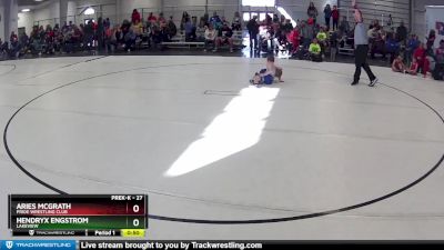 27 lbs Quarterfinal - Hendryx Engstrom, Lakeview vs Aries McGrath, Pride Wrestling Club