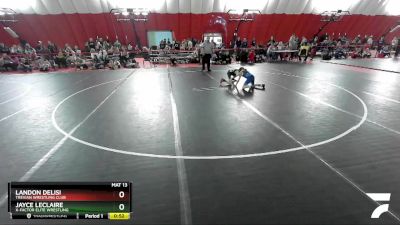 77 lbs Quarterfinal - Jayce Leclaire, X-Factor Elite Wrestling vs Landon Delisi, Trevian Wrestling Club