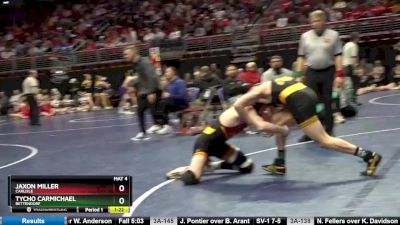 3A-145 lbs Quarterfinal - Jaxon Miller, Carlisle vs Tycho Carmichael, Bettendorf