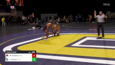 149 lbs Consi Of 16 #2 - Marcos Polanco, Minnesota vs Josh Brown, CSU-Bakersfield