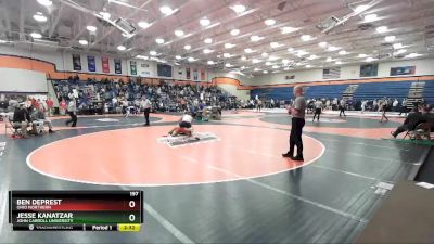 197 lbs Cons. Round 4 - Ben DePrest, Ohio Northern vs Jesse Kanatzar, John Carroll University