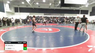 106 lbs Cons. Round 6 - Jack Baker, Granada vs Marcello Calavita, Esperanza