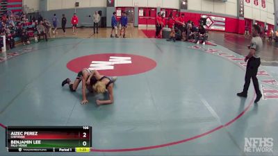 106 lbs Champ. Round 1 - Aizec Perez, Cheyenne vs Benjamin Lee, Palo Verde