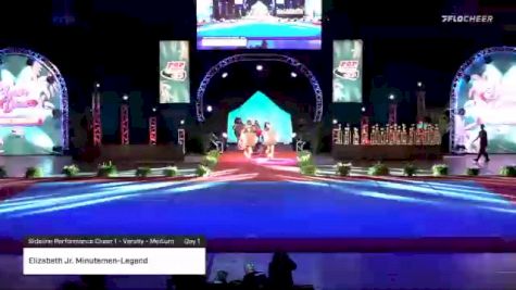 Elizabeth Jr. Minutemen-Legend [2020 Sideline Performance Cheer 1 - Varsity - Medium Day 1] 2020 Pop Warner National Cheer & Dance Championship