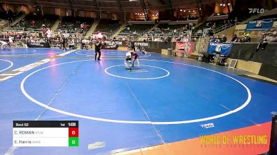 52 lbs 5th Place - CHASEN ROMAN, Stl Warriors vs Ezra Harris, Sanderson Wrestling Academy