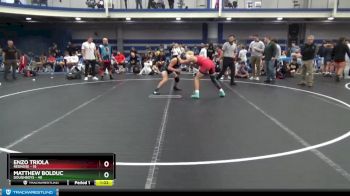 140 lbs Round 4 (8 Team) - Matthew Bolduc, Doughboys vs Enzo Triola, Rednose