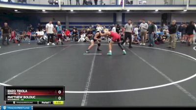 140 lbs Round 4 (8 Team) - Matthew Bolduc, Doughboys vs Enzo Triola, Rednose