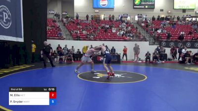 86 kg Rnd Of 64 - Mason Ellis, M2 Training Center vs Peter Snyder, Maryland