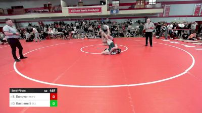 170 lbs Semifinal - Sean Donovan, Milford vs Dominic Bastianelli, Billerica