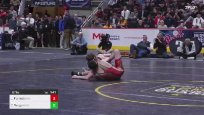 127 lbs Final - Jax Forrest, Bishop McCort vs Chris Vargo, Bentworth