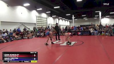 106 lbs Placement Matches (16 Team) - Izaya Schickley, Pennsylvania Blue vs Gavin Shelton, Missouri Red