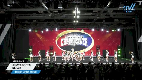 Champs Central - Blaze [2024 L3 Junior - Medium Day 2] 2024 Cheer Power Grand Nationals