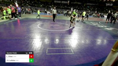 65 lbs Quarterfinal - Lillianna Dileo, Lopatcong vs Olivia LaSala, Fiwc