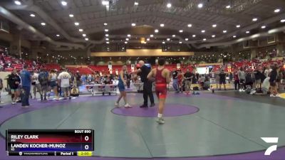 138 lbs Cons. Round 5 - Riley Clark, MN vs Landen Kocher-Munoz, KS