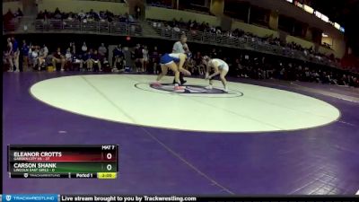 170 lbs Round 1 (8 Team) - Eleanor Crotts, Garden City HS vs Carson Shank, Lincoln East Girls