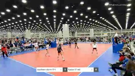 southern storm 17-1 vs fusion 17 red - 2022 JVA World Challenge presented by Nike - Expo Only