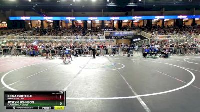 100 lbs Semifinal - Joslyn Johnson, Flagler Palm Coast vs Kiera Partello, Barron Collier