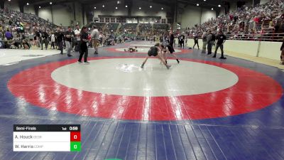 115 lbs Semifinal - Abigail Houck, Georgia vs Willow Harris, Compound Wrestling