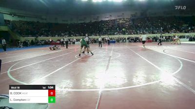 200 lbs Round Of 128 - BRIGGS COOK, Weatherford vs Luke Compton, Edmond Santa Fe