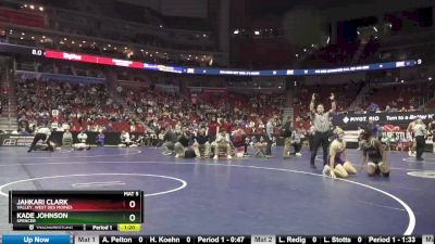 3A-152 lbs Champ. Round 1 - Jahkari Clark, Valley, West Des Moines vs Kade Johnson, Spencer