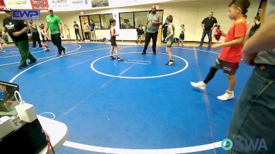 70 lbs Semifinal - Rylan Henry, Brushy Wrestling Club vs Easton Vann, Barnsdall Youth Wrestling