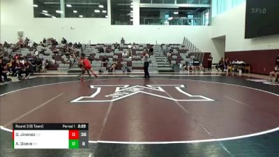 157 lbs Round 3 (6 Team) - Demetrius Jinenez, Sierra College vs Andre Doeve, Rio Hondo College