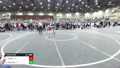 69 lbs Consi Of 8 #2 - Titus Taylor, Ruby Mountain WC vs James Newman, Argonaut Jr Mustangs