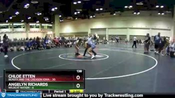 138 lbs Round 9 (10 Team) - Angelyn Richards, Wildcat Nation vs Chloe Etten, Beauty And The Creason Iowa