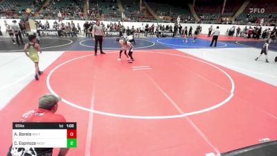 65 lbs Semifinal - Jaxson Cuffley, Wolfpack Wr Ac vs Zaivian Fuentes, Wesley Club WC