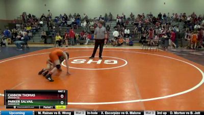 97 lbs 5th Place Match - Parker Salvail, Grissom Hs vs Cannon Thomas, Grissom Hs