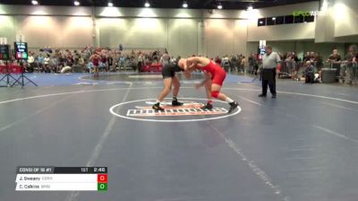 285 lbs Consi of 16 #1 - Jeramy Sweany, Cornell University vs Connor Calkins, Binghamton University