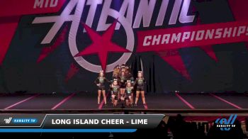 Long Island Cheer - Lime [2022 L3 Junior - Medium] 2022 Mid-Atlantic Championship Wildwood Grand National DI/DII