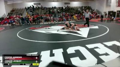 190 lbs Champ. Round 2 - Connor Jacquot, Fossil Ridge vs Cooper Andrews, Rocky Mountain