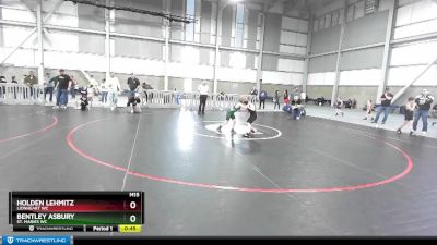 50-51 lbs Round 2 - Bentley Asbury, St. Maries WC vs Holden Lehmitz, Lionheart WC