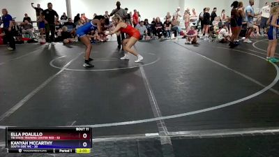 138 lbs Round 4 (6 Team) - Ella Poalillo, Tri State Training Center Red vs Kanyah Mccarthy, South Side WC