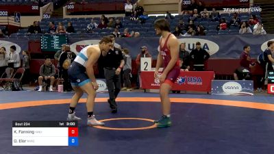 97 kg Consolation - Keaton Fanning, NMU-OTS vs Orry Elor, New York Athletic Club